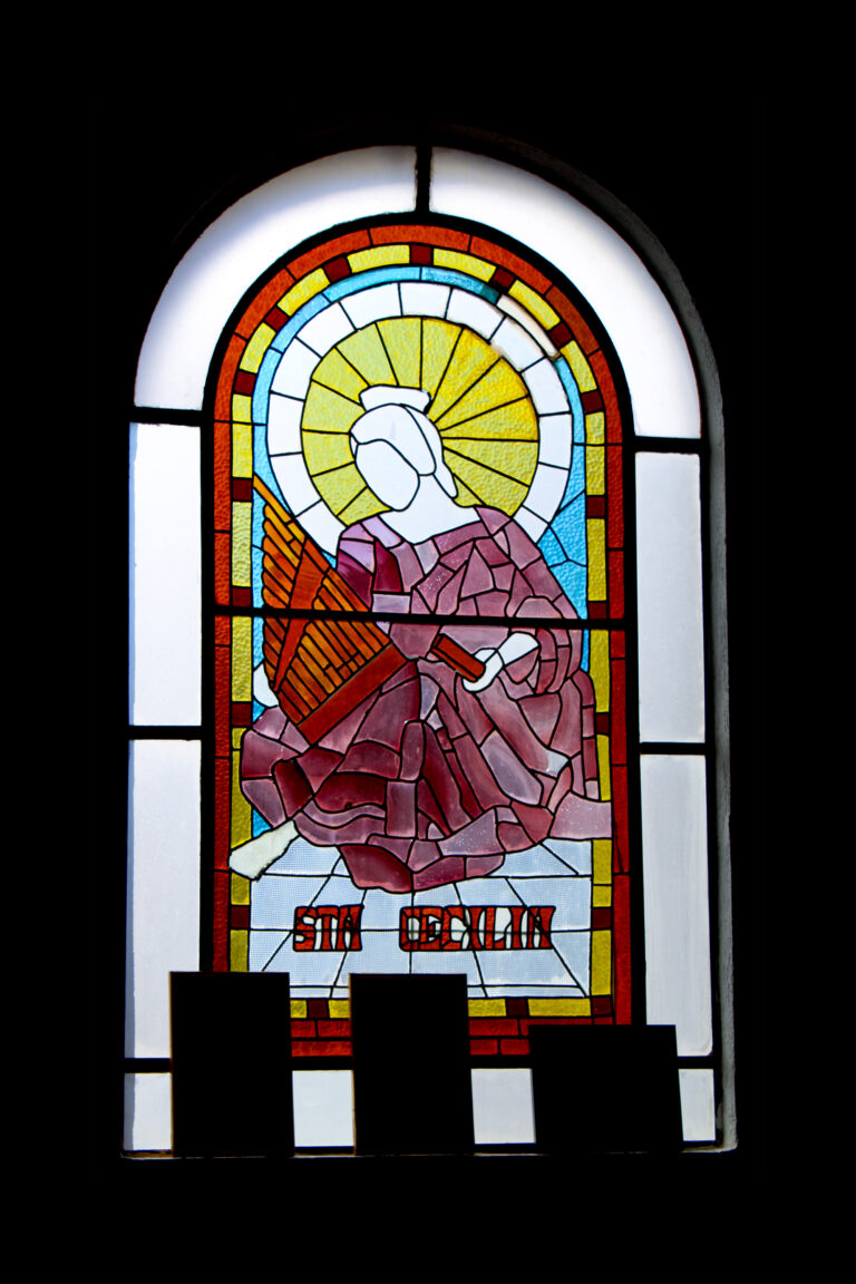 Sta Cecilia vitral